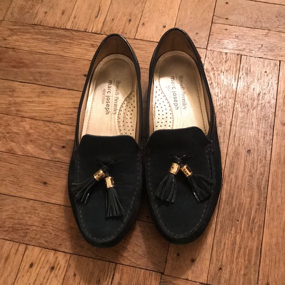 Beautiful Velvet and Leather Moccasins - Picture 1 of 5